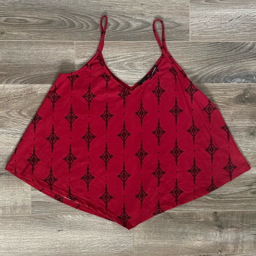 Rebel Sugar Red & Black Tank Top!